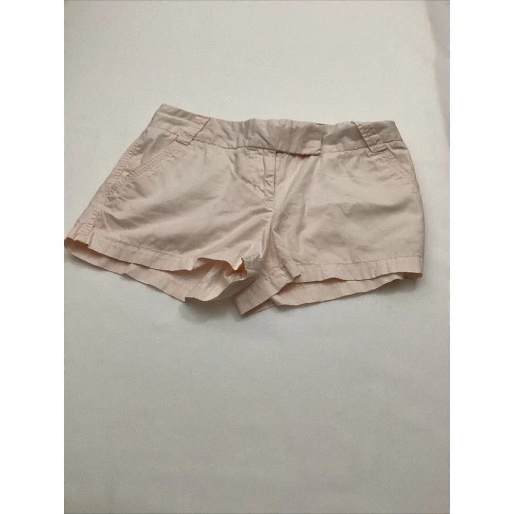 J Crew Chino‎ shorts Women 8 Light Pink SKU 52300